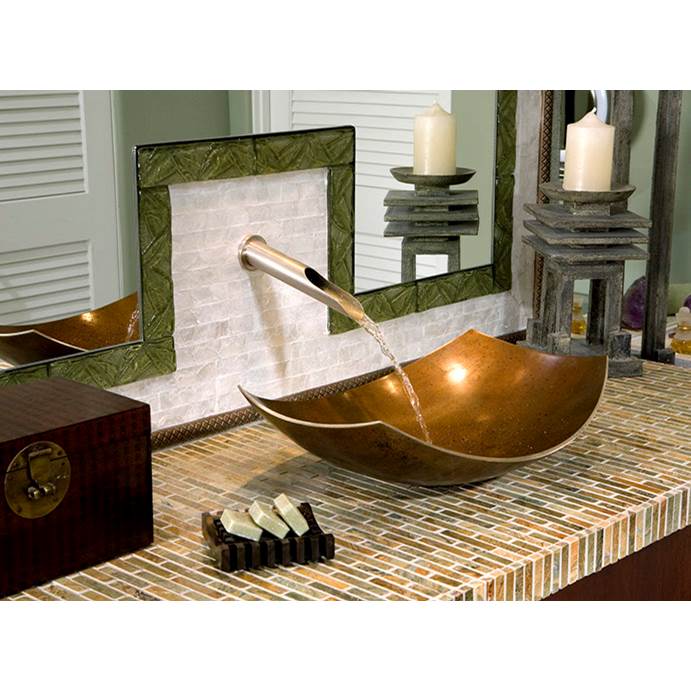 Sonoma Forge Wall Mounted Bathroom Sink Faucets item SANS-WE-WM-WF-SN