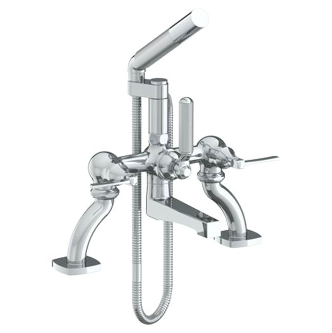 Watermark Deck Mount Roman Tub Faucets With Hand Showers item 115-8.2-MZ4-SPVD