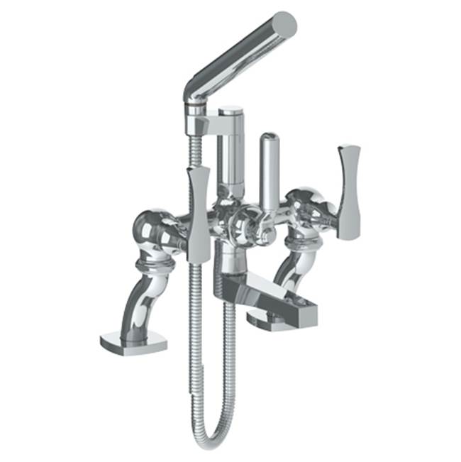 Watermark Deck Mount Roman Tub Faucets With Hand Showers item 125-8.2-BG4-MB