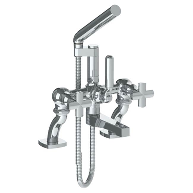 Watermark Deck Mount Roman Tub Faucets With Hand Showers item 125-8.2-BG5-AGN