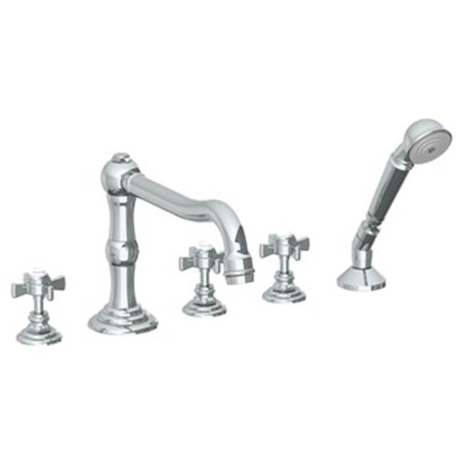 Watermark Deck Mount Roman Tub Faucets With Hand Showers item 206-8.1-S1-MB