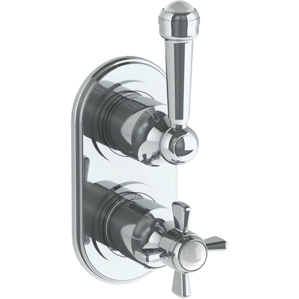 Watermark Thermostatic Valve Trim Shower Faucet Trims item 206-T25-S2-MB