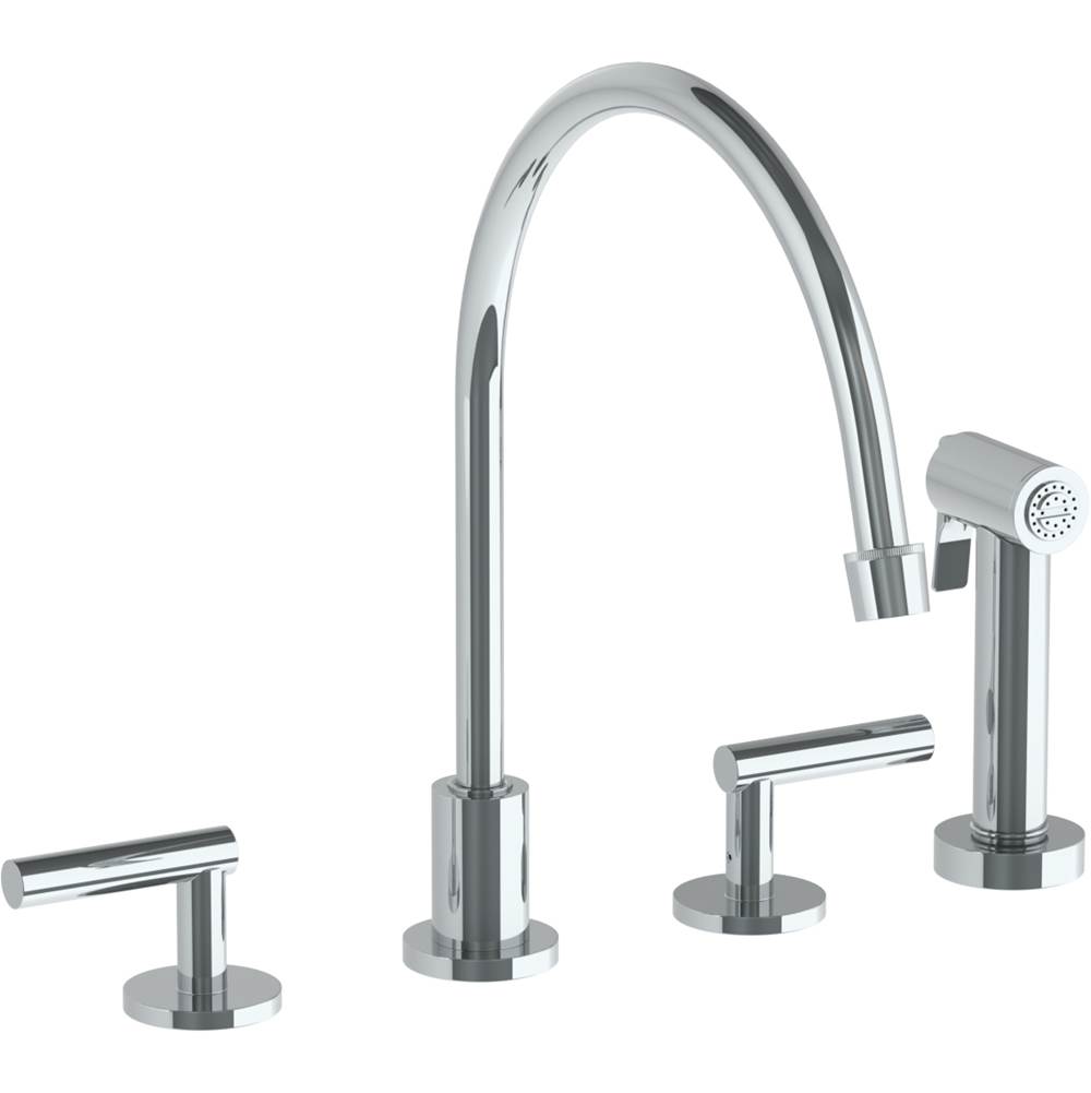 Watermark Deck Mount Kitchen Faucets item 23-7.1EG-L8-WH