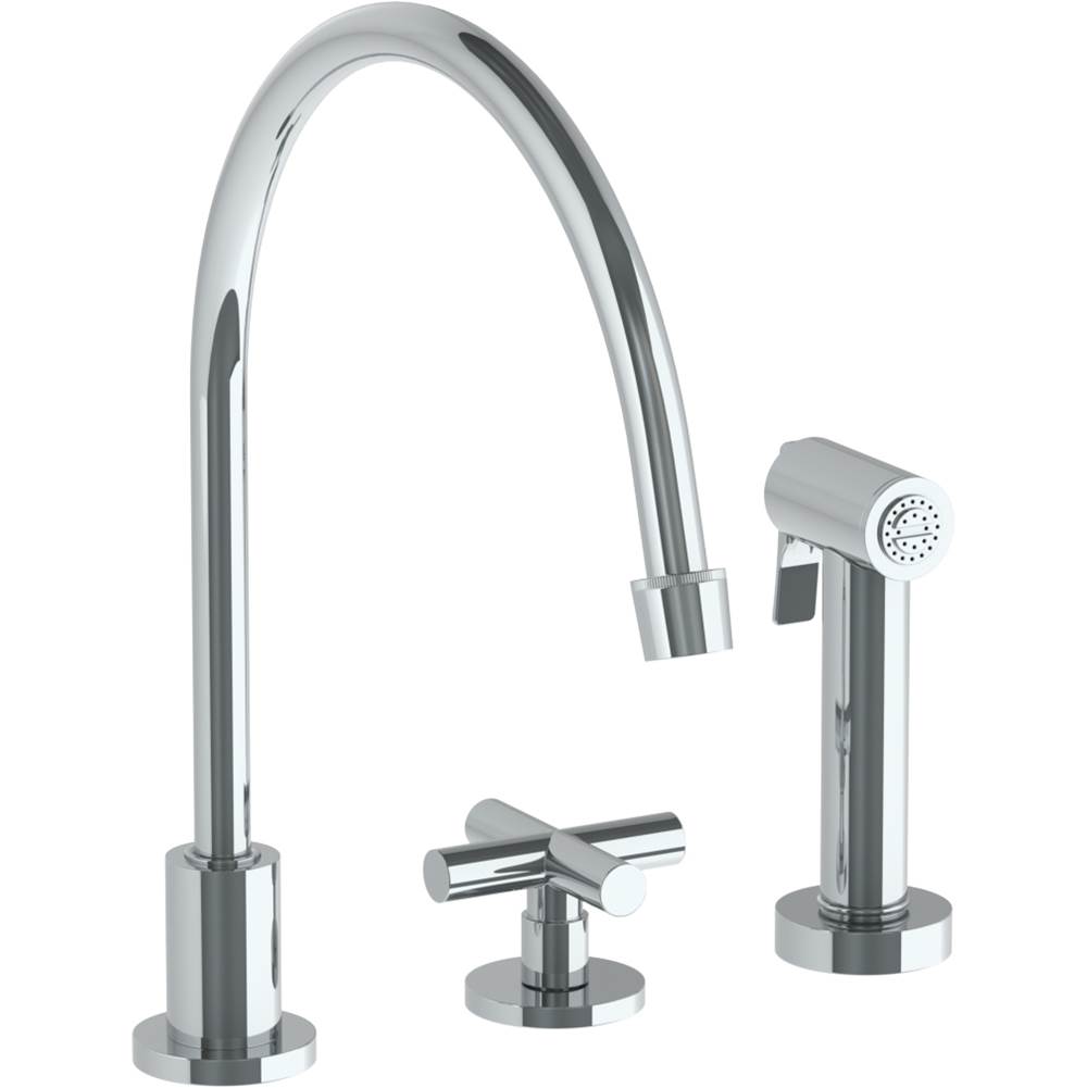 Watermark Deck Mount Kitchen Faucets item 23-7.1.3EGA-L9-GP