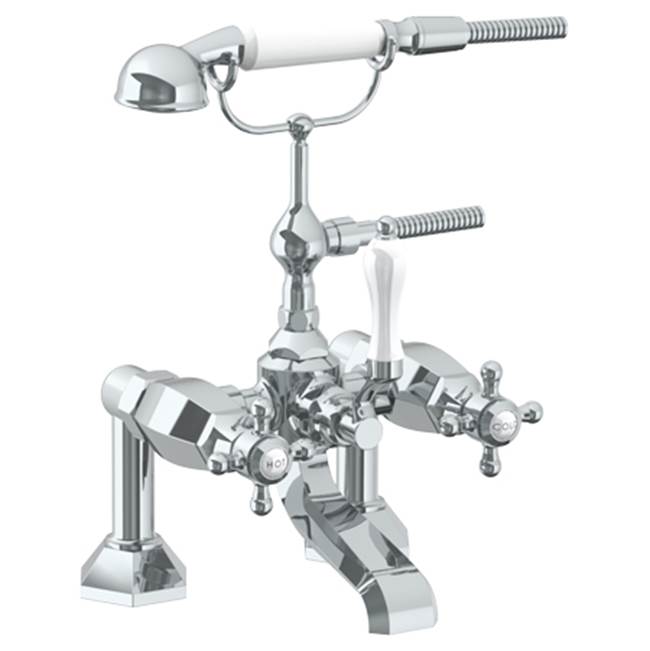 Watermark Deck Mount Roman Tub Faucets With Hand Showers item 312-8.2-V-UPB