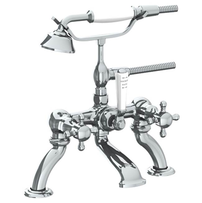 Watermark Deck Mount Roman Tub Faucets With Hand Showers item 313-8.2-AX-VB
