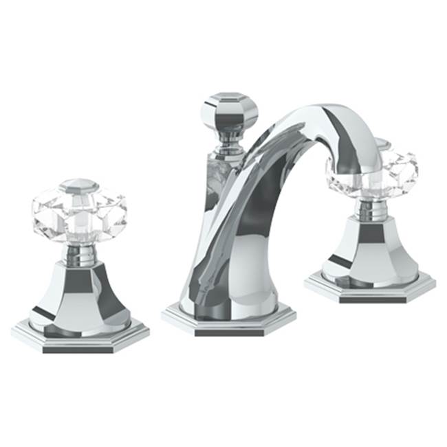 Watermark Deck Mount Bathroom Sink Faucets item 314-2.205-CRY5-MB