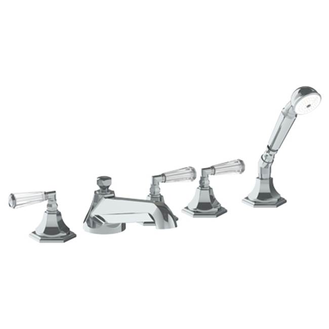 Watermark Deck Mount Tub Fillers item 314-8.1-CRY4-PC