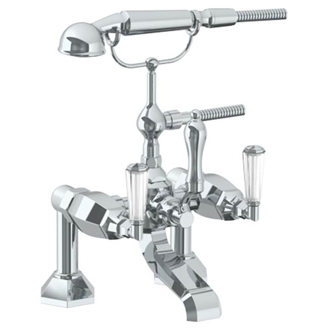 Watermark Deck Mount Roman Tub Faucets With Hand Showers item 314-8.2-CRY4-EL