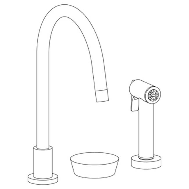 Watermark Deck Mount Kitchen Faucets item 36-7.1.3GA-CM-GM