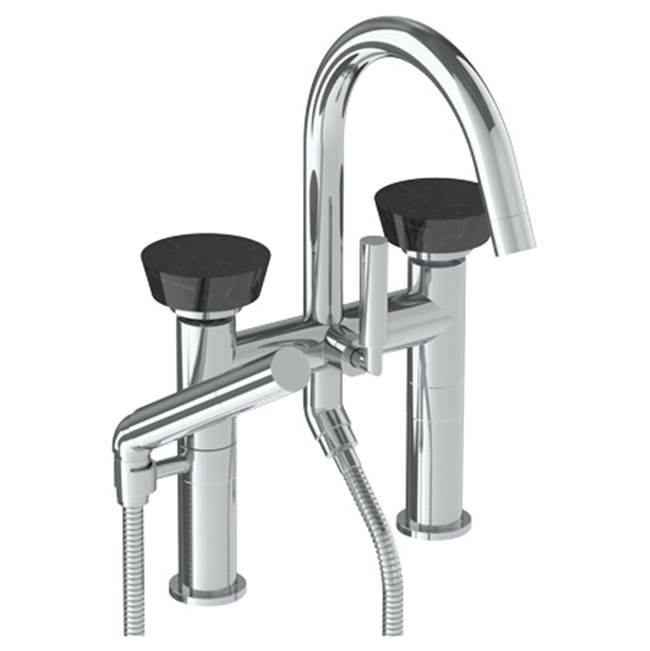 Watermark Deck Mount Roman Tub Faucets With Hand Showers item 36-8.2-NM-GP