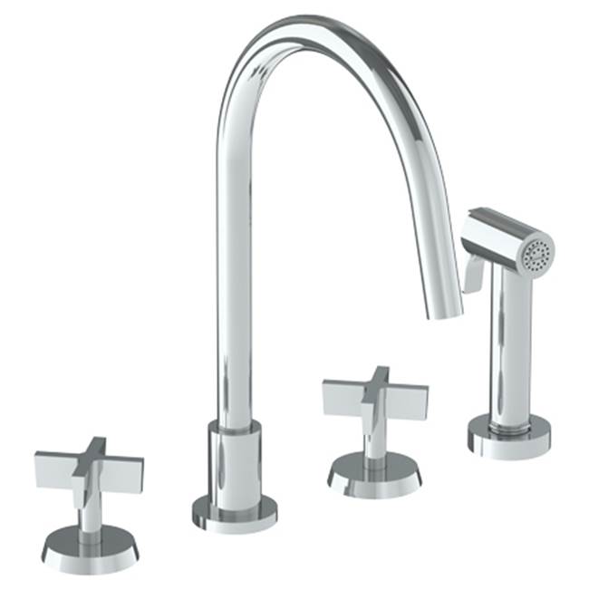 Watermark Deck Mount Kitchen Faucets item 37-7.1G-BL3-SN