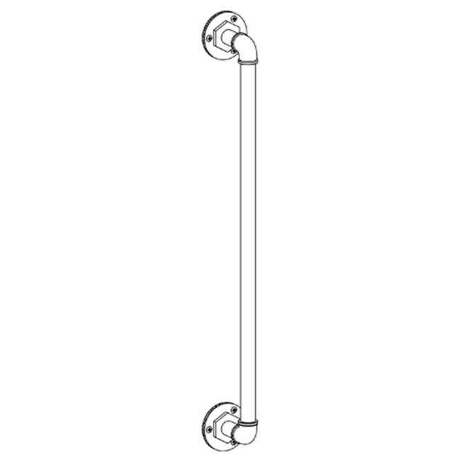 Watermark Shower Door Pulls Shower Accessories item 38-0.1A-GDP-MB