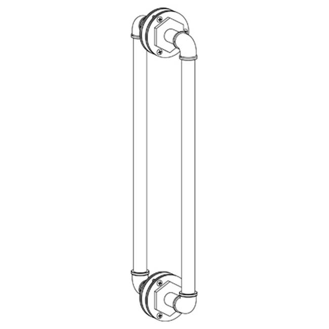 Watermark Shower Door Pulls Shower Accessories item 38-0.1-18DDP-MB