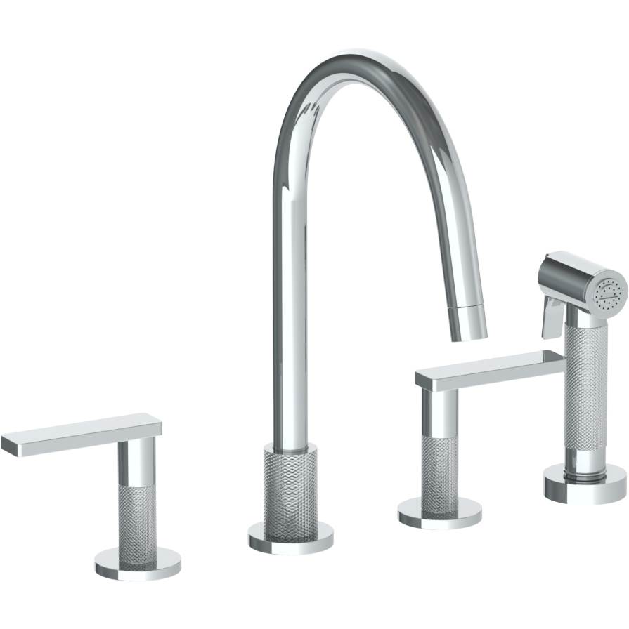 Watermark Deck Mount Kitchen Faucets item 70-7.1G-RNK8-WH