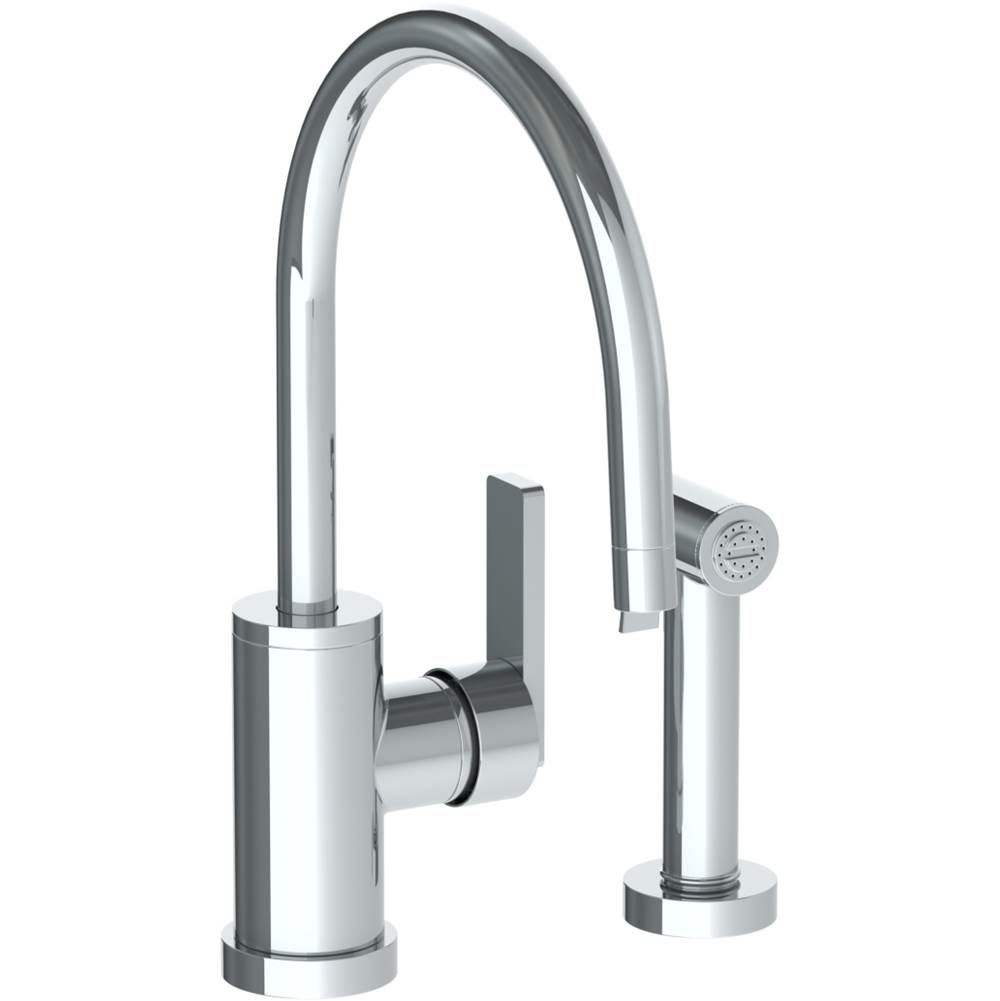 Watermark Deck Mount Kitchen Faucets item 70-7.4G-RNS4-PT