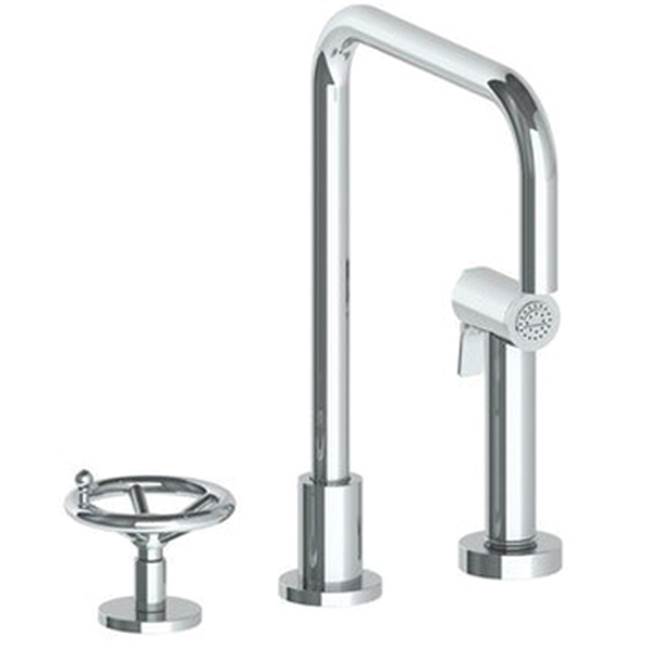 Watermark Deck Mount Kitchen Faucets item 31-7.1.3A-BKA1-CL