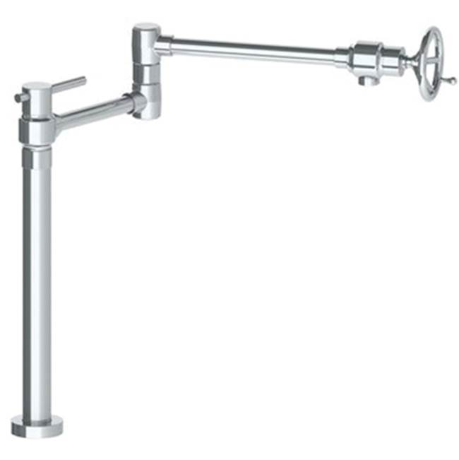 Watermark Deck Mount Pot Filler Faucets item 31-7.9-BKA1-SG