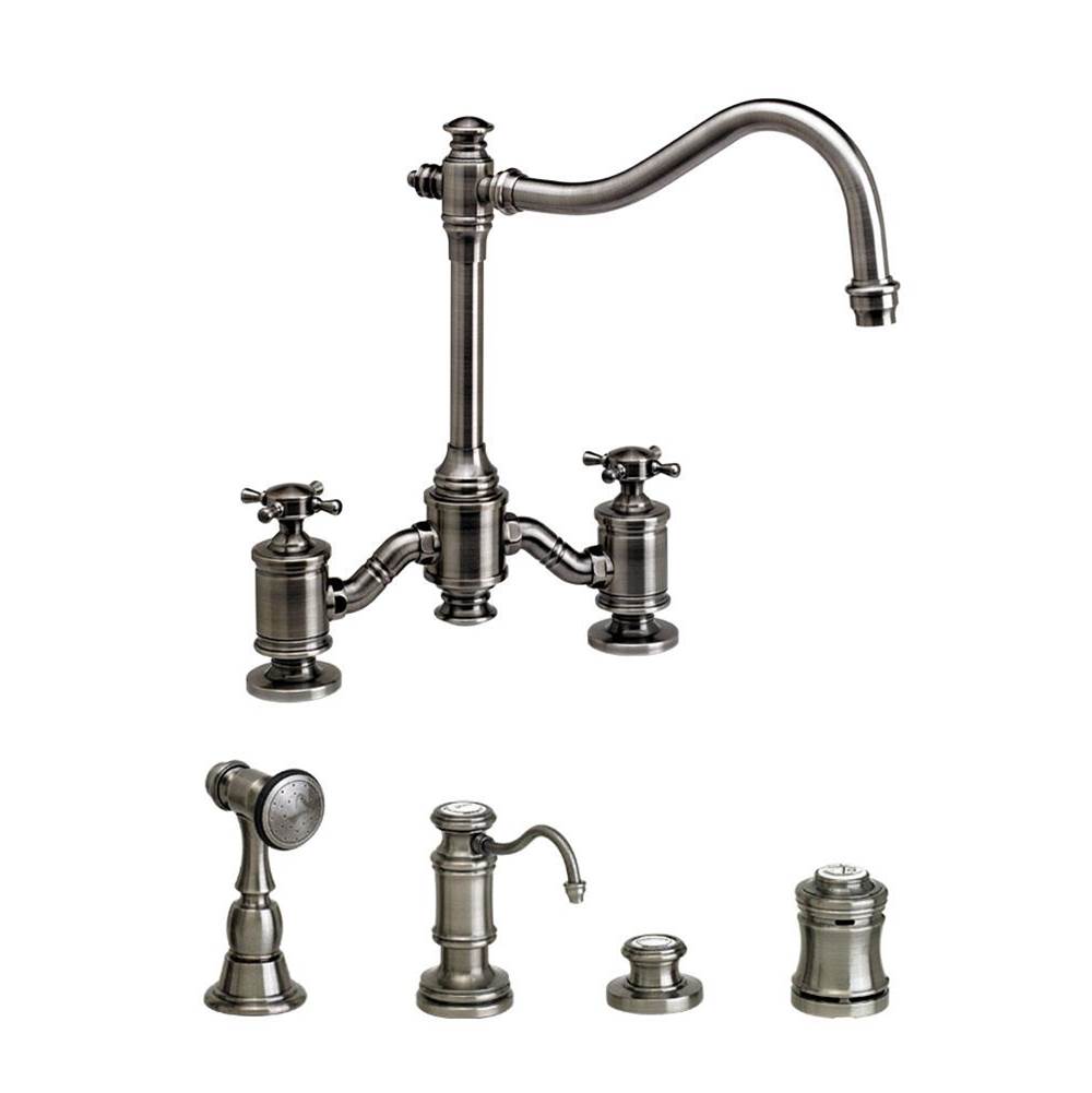 Waterstone Bridge Kitchen Faucets item 6250-4-SB
