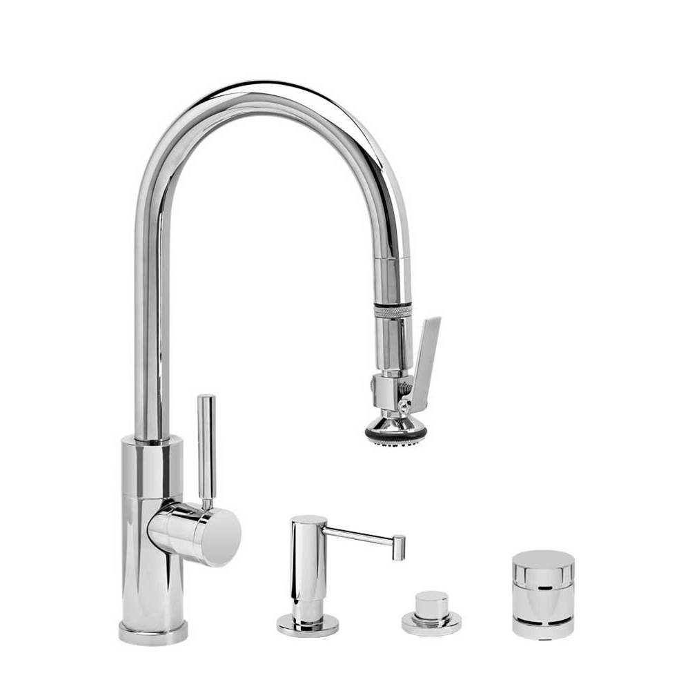 Waterstone Pull Down Bar Faucets Bar Sink Faucets item 9980-4-SB